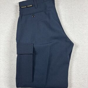 Workrite FR Cargo Pants Mens 36x34 Nomex Flame Resistant Navy Blue Workwear